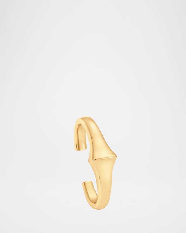 18K Yellow Gold Lucia Ear Cuff, Single